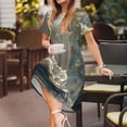 thumbnail image 3 of Disketp Forest Meditating White Tiger para Vestido de Manga Corta para Mujeres, Vestidos de Verano para Mujeres, Casual y Holgado para la Playa, 3 of 6