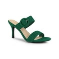 thumbnail image 1 of BLISSFUL STEP Women's Buckle Stiletto Heels Slide Sandals, 1 of 7