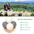 thumbnail image 5 of TJOUL Wool Dryer Balls 4 pack XL, 2.96 inch Premium New Zealand Wool Laundry Balls, Organic Natural Fabric Softener, Baby Safe, Reduce Wrinkles, 5 of 8