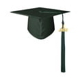 thumbnail image 1 of Hioecau Matte Graduation Cap with 2026 Tassel Adjustable Elastic Unisex Graduation Cap for High School Middle School College Ceremony, 1 of 8