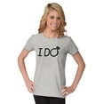 thumbnail image 4 of I Do Bridal Squad Bride Bachelorette Womens Slim Fit Graphic Tee Brisco Brands S, 4 of 5
