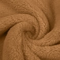 thumbnail image 5 of BRELIL Women Plus Size Two Piece Set Hoodie Shorts Matching Lounge Set Casual Summer Outfits Solid Tracksuit Travel Vacation Loungewear, Khaki L, 5 of 8