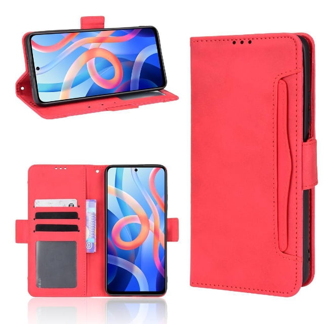 Funda Cartera Magnética para Xiaomi Redmi Note 11 PRO- Tarjetero Desmontable, Cuero PU, Soporte