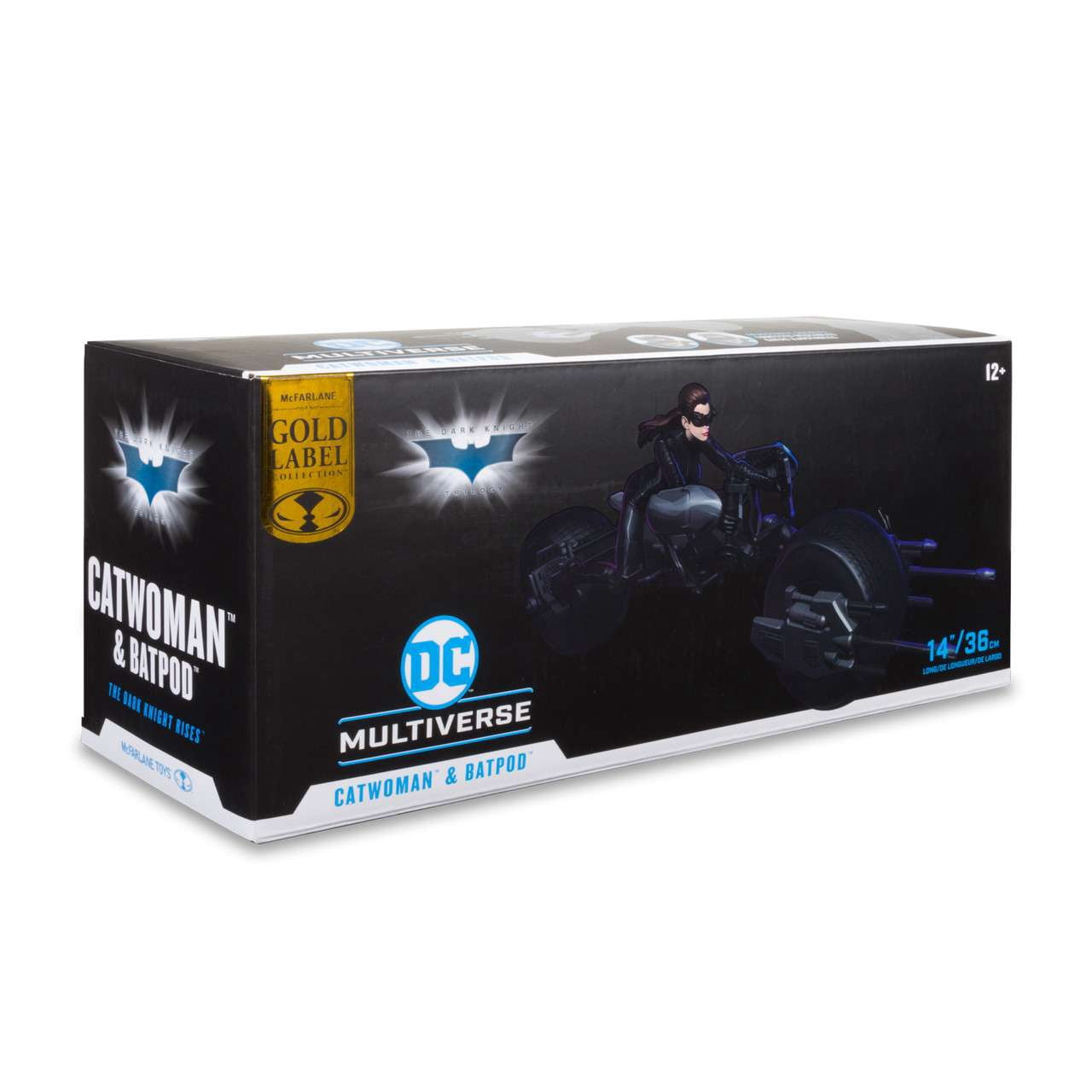 Figurine McFarlane Toys DC Multiverse – Batpod Avec Catwoman (The Dark Knight Rises) – OVP Neuf