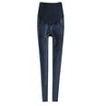 thumbnail image 4 of Leesechin Maternity Leggings Pregnancy Skinny Trousers Jeans Over The Pants Elastic, 4 of 9