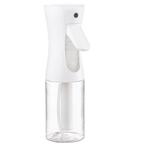 Continuous Ultra Fine Mist Spray Bottle, 6.76 oz Clear Empty Bottle for Hair, Plants, Cleaning & Travel, Octagon Shape Salon & Home Use