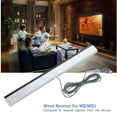 thumbnail image 3 of Barre de Capteur Filaire pour Wii et Wii U - Capteur de Mouvement IR de Remplacement avec Support, Récepteur de Rayons Infrarouges de 24,2 cm pour un Suivi Précis de la Manette, 3 of 8