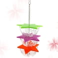 thumbnail image 3 of FRCOLOR Bird Feeder Toy Parrot Hanging Treat Foraging Toy Bird Feeder Food Holder Bird Cage Interactive Hanging Parrot Bird Toy (3 Layer),9.84"X3.54"X3.54", 3 of 5