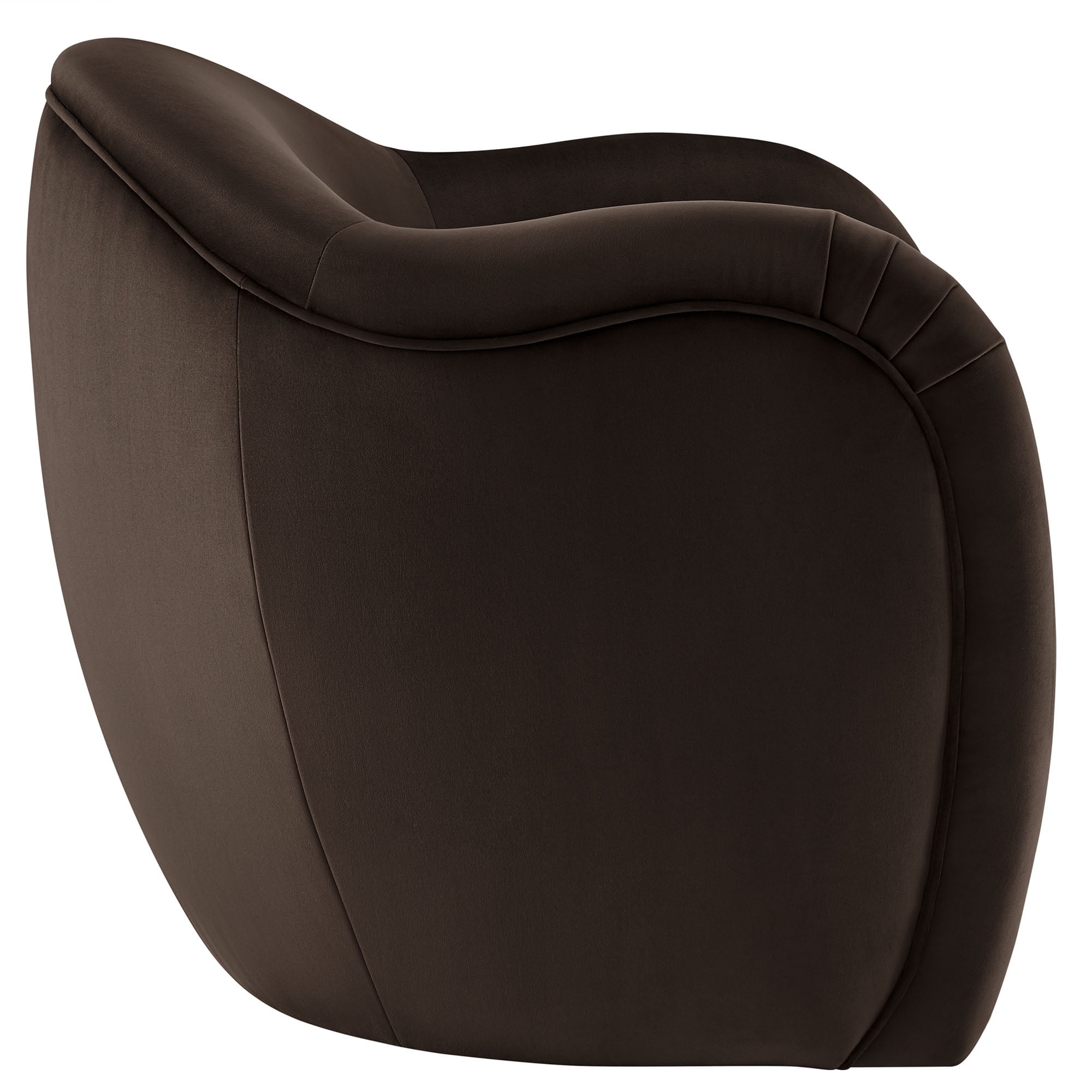 Compose Accent Chair in Chocolate Brown
