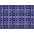 thumbnail image 1 of Ahgly Company Indoor Rectangle Patterned Medium Slate Blue Area Rugs, 4' x 6', 1 of 6