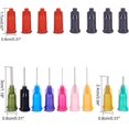 thumbnail image 4 of Multi Purpose DIY Precision Tip Applicator Bottles Set - 8 1 Ounce/1.7 Ounce Bottles 18 Tips 8 Caps - DIY Quilling Glue Applicator Oiler Bottle DIY, 4 of 7