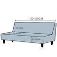 thumbnail image 5 of Stretch Armless Sofa Cover Armless Sofa Slipcover 1 Seater Sofa Cover, 5 of 5