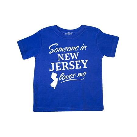 

Inktastic Someone in New Jersey Loves Me Gift Toddler Boy or Toddler Girl T-Shirt