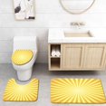 thumbnail image 1 of Juego de alfombras de baño ABPHQTO de 3 piezas Verano abstracto, 1 of 2
