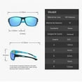 thumbnail image 5 of Gafas de sol deportivas polarizadas para hombre y mujer, gafas de ciclismo con protección UV400 para conducir, correr, montar en bicicleta, pescar, golf, 5 of 5
