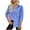 Blue, variant on SnZhen Long Sleeve Tops for Women Women's Fashionable Casual Long Sleeve Striped Shirt Button Lapel Top