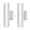 White, variant on MW Lighting 12" Up & Down LED Cylinder Light Fixture, White Finish