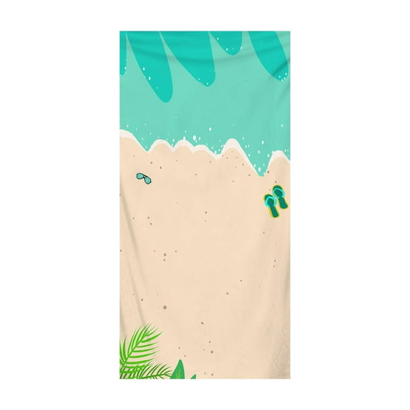 Yhmxh Microfiber Beach Towel: Quick-Dry, Compact, Sand-Free, Absorbent, Sandproof and Lightweight,for Travel Swim Sports Camping, Packable Sand Resistant Towel Adult