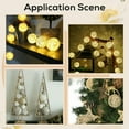 thumbnail image 5 of Wicker Rattan Balls Decorative Orbs Vase Fillers for Craft Party Valentine's Day Wedding Table Decoration Wheat 36.5~40mm 30pcs, 5 of 7