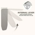 thumbnail image 5 of DENSET Foldable Wall Mounted Rotating Ironing Board, Easy Installation Space Saver Gray Ironing Station 39"x12", 5 of 12