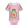 thumbnail image 2 of Balery Cute Avocado Pattern Baby Climbing Clothes Infant Bodysuit Cute Infant Bodysuit Baby Romper-18 Months, 2 of 7