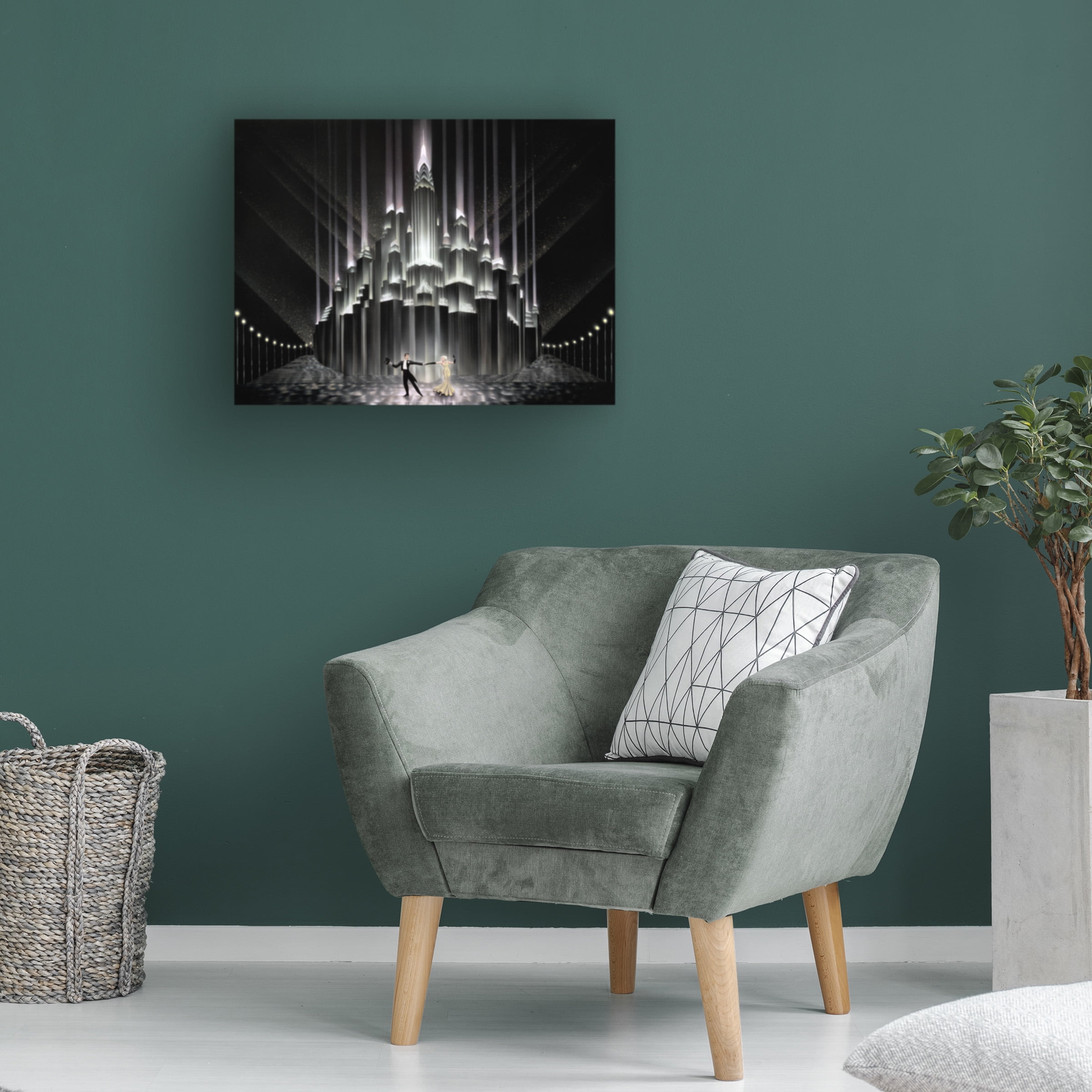 Robert Hoppe 'Two for Tonight' Canvas Art