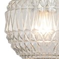thumbnail image 2 of Victoriana - 6 One Light Pendant  Polished Chrome Finish With Clear Patterned, 2 of 2