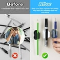 thumbnail image 6 of Mfifree Adhesive Pen Holder for Wall Pencil Holder for Desk Organizer, 6Pack Silicone Pen Holders for Clipboard, Marker Holder Sticky Pen Holder for Desk, Office Teacher Supplies Stylus Holder, 6 of 8