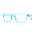 thumbnail image 3 of Pop Color Rectangle Blue Light Filtering Reading Glasses [Fuchsia Teal 2 pairs] +2.0, 3 of 5