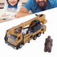 thumbnail image 4 of Big Crane Truck Alloy Toy 1/16 Scale Friction Dynamic Design Improving Coordination Recovery Vehicle Educational Toys for Kids Boys Holiday Gift, 4 of 9