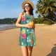 thumbnail image 3 of Fotbe Pineapple Vestido de Verano sin Mangas para Mujer – Vestido Midi Línea A, Estilo Camiseta Floral, Vestido Playero Casual y Fluido, 3 of 7