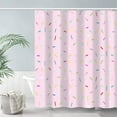 thumbnail image 5 of Sweet Donut Pink Girl Shower Curtain Bathroom Decorations Donut Grow up Confetti Sprinkle Shower Curtain Set with 12 Hooks 72x72in, 5 of 5