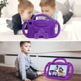thumbnail image 4 of AVAWO Kids Case for Fire HD 8-Inch Tablet (2024 Release, 12th Generation), with Strap, Lightweight Shockproof Handle Protective Case, Purple, 4 of 8