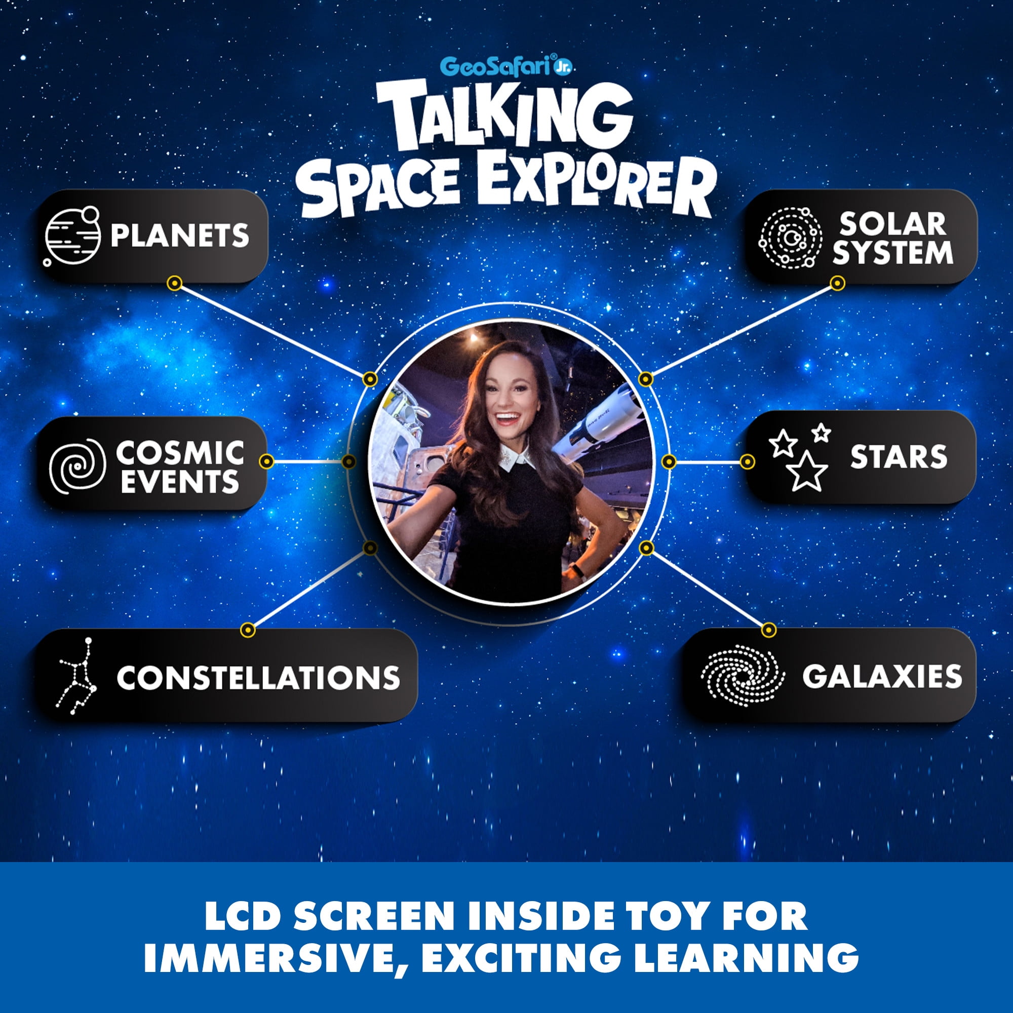 Educational Insights GeoSafari Talking Space Explorer, Kids STEM Telescope, Ages 4+