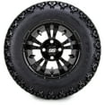 thumbnail image 2 of Vampire Golf Cart 12" Wheels and Tires - Glossy Black - AT - Combo of 4, 2 of 2