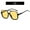 C3, variant on Double-Bridge Half-Frame Sunglasses European & American Style Square Fashion Sunglasses for Women