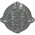 thumbnail image 3 of Ekena Millwork 26 3/8"W x 17 1/4"H x 1 3/4"P Marcella Ceiling Medallion (Fits Canopies up to 3"), Hand-Painted Platinum, 3 of 4