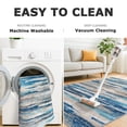 thumbnail image 4 of Brisasol Washable Rug with Rubber Backing 5x7 Blue Abstract Area Rug for Living Room Non Slip Printed Indoor Carpet for Bedroom Playroom Dining Room, 4 of 6