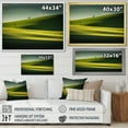 thumbnail image 4 of Designart "Monochrome Meadow In Green Photography" Meadow Floater Framed Canvas Art Print, 4 of 5