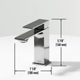 thumbnail image 2 of VIGO Dunn Single Handle Single-Hole Bathroom Faucet in Chrome, 2 of 13