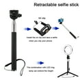 thumbnail image 3 of 7" LED Selfie Ring Light with Tripod Stand & Phone Holder for Live Streaming & YouTube Video, Dimmable Makeup Ring Light for Photography, Shooting with 10 Brightness Level & 3 Light Modes, 3 of 9