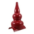 thumbnail image 6 of TABLZONE Chinese Style Gourd Roof Trim Dark Red Plastic Easy Installation Waterproof, 6 of 8