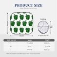 thumbnail image 3 of Windshield Sun Shade, Bell Pepper Pattern Green Foldable Car Sun Shade Windshield For Front, 2 Pieces, 3 of 4