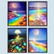 thumbnail image 1 of Pintura de diamante 5D DIY Taladro redondo completo Fantasy Beach Kit Decoración del hogar 4pcs Hugtrwg Para estrenar, 1 of 9
