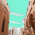 thumbnail image 2 of Yescom 13x10Ft 97% UV Block Rectangle Sun Shade Sail Outdoor Patio Pool Garden Yard Lawn Carport Net Awning Pearl Aqua, 2 of 12