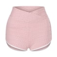 thumbnail image 1 of Pantalones cortos de yoga Sunnimix Cintura alta Rosa M, 1 of 7