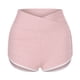 thumbnail image 1 of Pantalones cortos de yoga Sunnimix Cintura alta Rosa M, 1 of 7