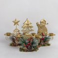 thumbnail image 2 of Xiao Hua Candelabro navideño, candelabros de hierro para mesa, adornos, centro de mesa de escritorio, decoración, artesanía, suministros para fiestas, decoración del hogar, F, 2 of 4