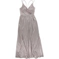 thumbnail image 1 of Nightway Womens Glitter Maxi Sheath Dress cappucino 12, 1 of 2