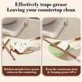 thumbnail image 4 of Heat-Resistant Kitchen Spoon Rest Plastic Spoon Holder for Stove Countertop and Dinning Room Suitable For Resting Spoon Ladles Spatula and Chopstick 4.72" * 4.72" * 1.57", 4 of 6